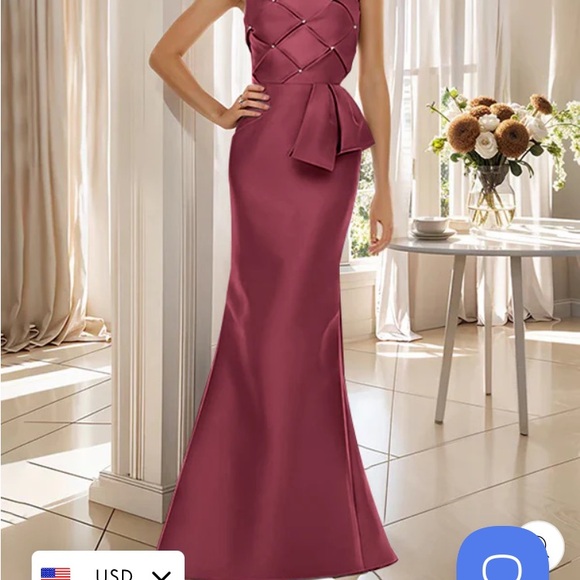 Trumpet/Mermaid Strapless Floor-Length Mother of the Bride Dress
Never Worn! - Picture 2 of 8